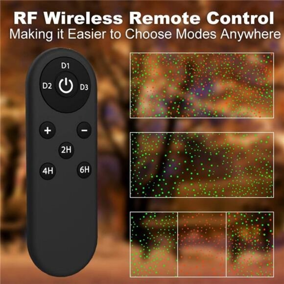 Christmas Lights Projector Laser Light Xmas Spotlight Projectors Yard Decoration - Picture 4 of 6